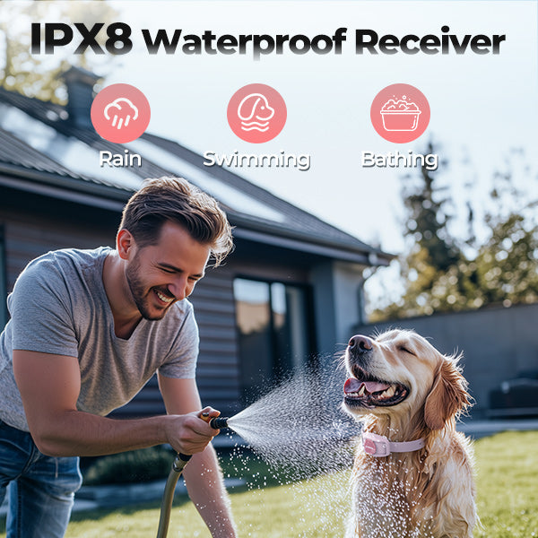 Jugbow DT-59 Remote Dog Training Collar – 4200FT Range with LED Light & IPX8 Waterproof