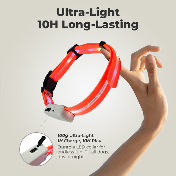 Jugbow Replacement LED Strap for DT-61C/68C/56/57/59 Collars – Light U