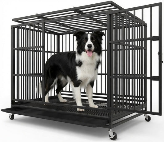 Jugbow Pet Furniture 48" Heavy Duty Foldable Dog Kennel