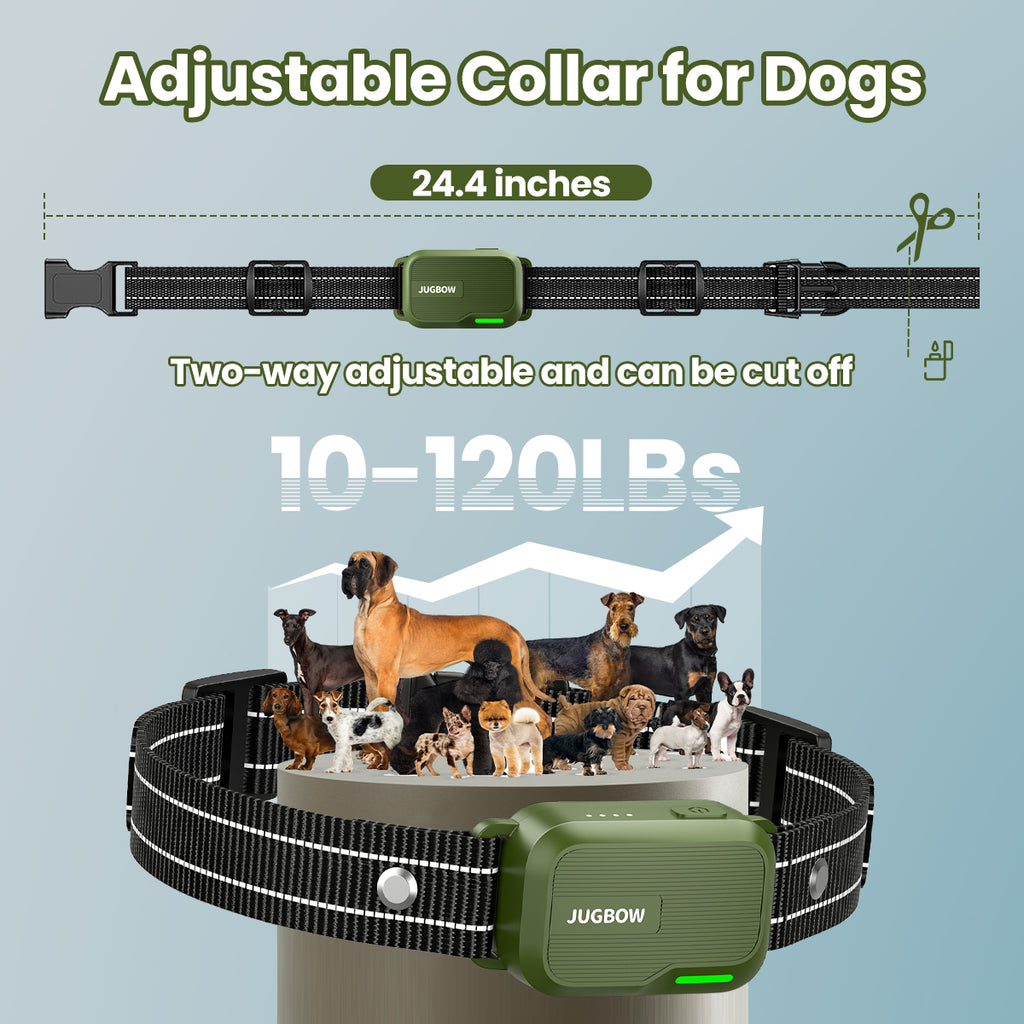 JUGBOW Dog Training Collar DT-612:Adjustable Collar for Dogs