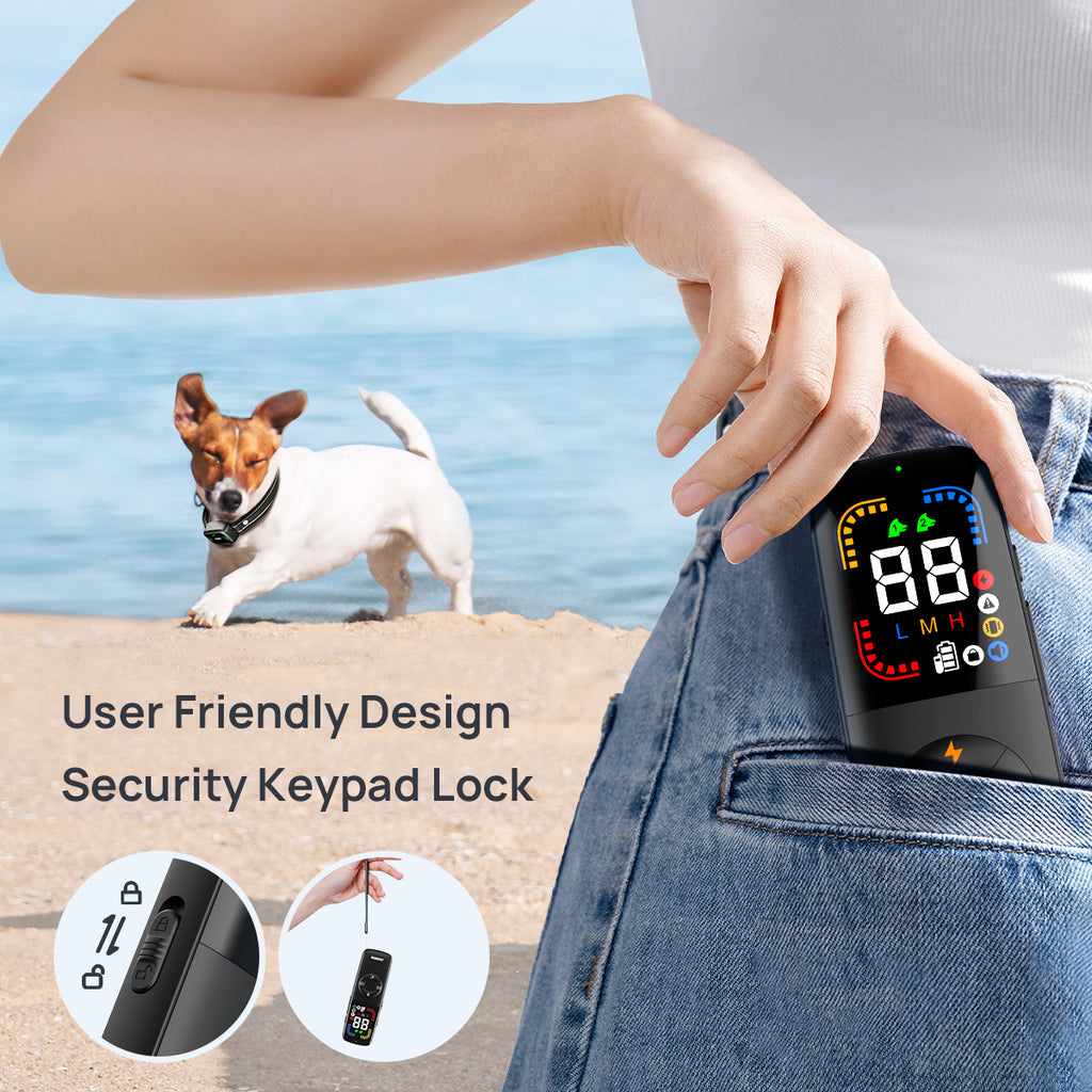 JUGBOW Dog Training Collar DT-62,User Friendly Design Security Keypad Lock
