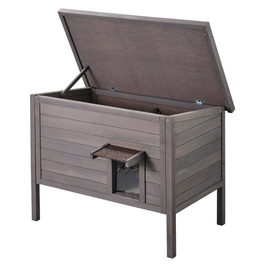 Jugbow Outdoor Wooden Cat House