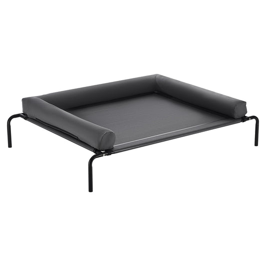 Jugbow Elevated Large Dog Bed Cot Gray