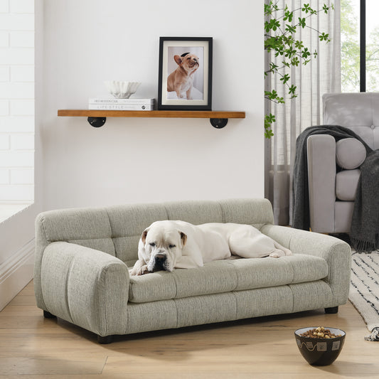 Jugbow Beige Modern Dog Sofa Bed