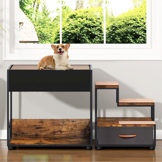 Jugbow Vintage Pet Step Window Perch Bed