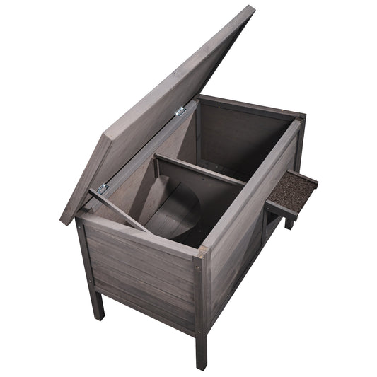 Jugbow Outdoor Wooden Cat House