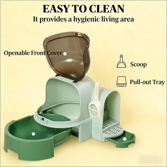 Jugbow Covered Cat Litter Box